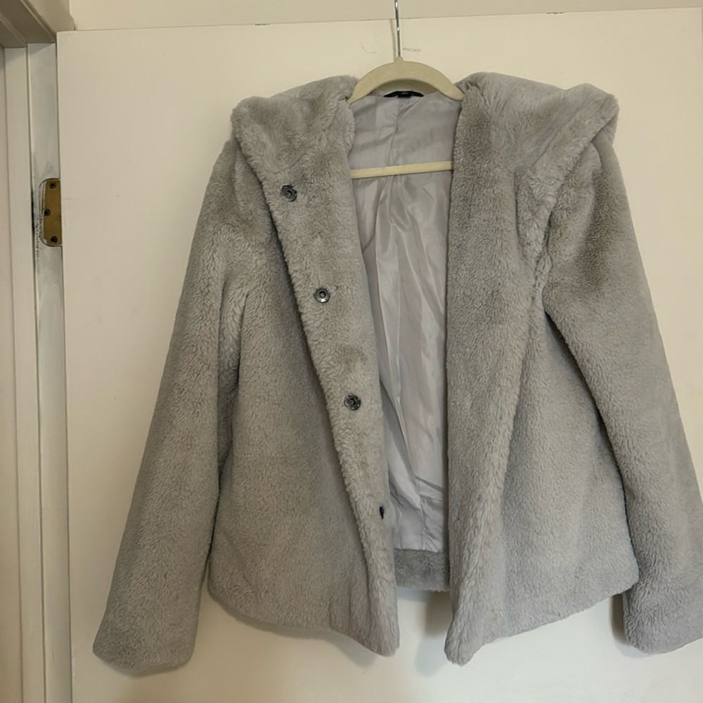 Vera Wang Faux fur coat